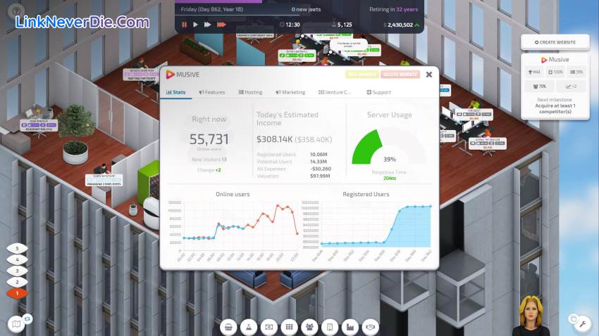 Hình ảnh trong game Startup Company (screenshot) Hình ảnh trong game Startup Company (screenshot)