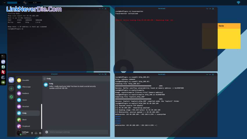 Hình ảnh trong game Hacker Simulator (screenshot) Hình ảnh trong game Hacker Simulator (screenshot)