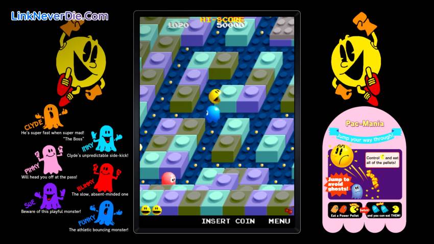 Hình ảnh trong game PAC-MAN MUSEUM+ (screenshot) Hình ảnh trong game PAC-MAN MUSEUM+ (screenshot)