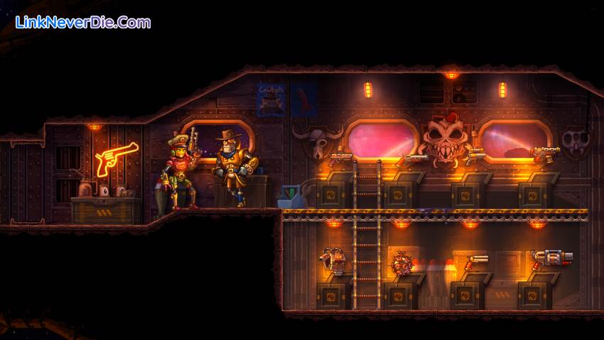 Hình ảnh trong game SteamWorld Heist (screenshot)