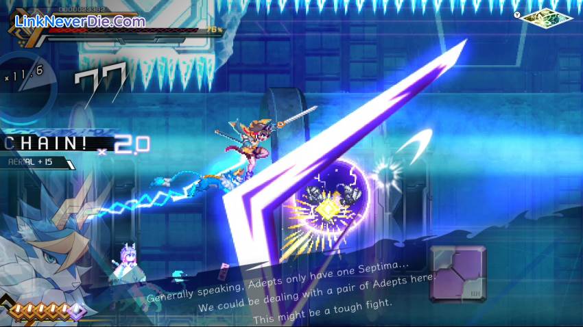 Hình ảnh trong game Azure Striker GUNVOLT 3 (screenshot)