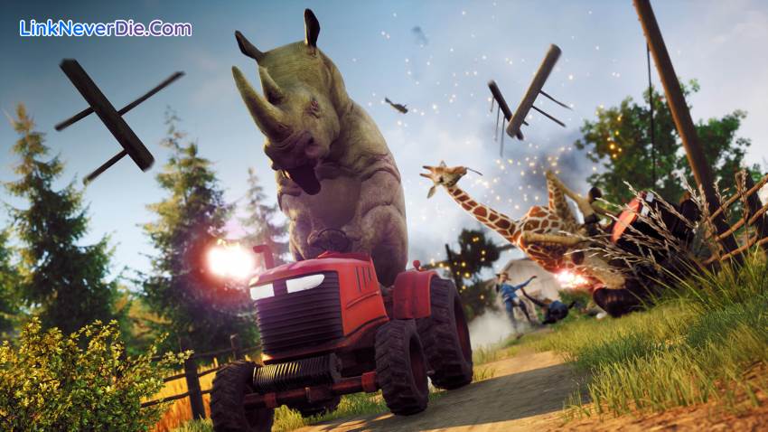 Hình ảnh trong game Goat Simulator 3 (screenshot)