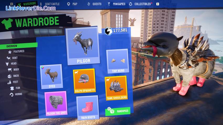 Hình ảnh trong game Goat Simulator 3 (screenshot)