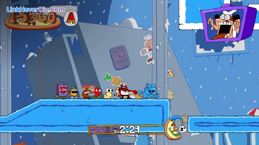 Hình ảnh trong game Pizza Tower (screenshot)