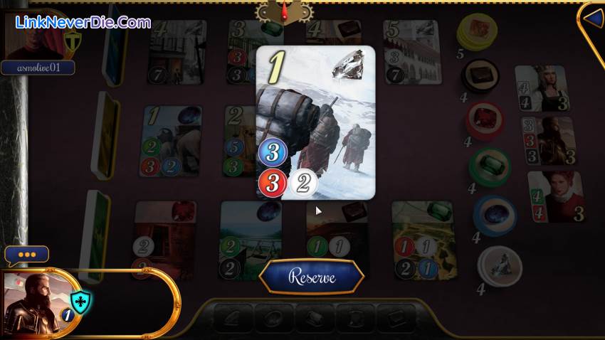 Hình ảnh trong game Splendor (screenshot)