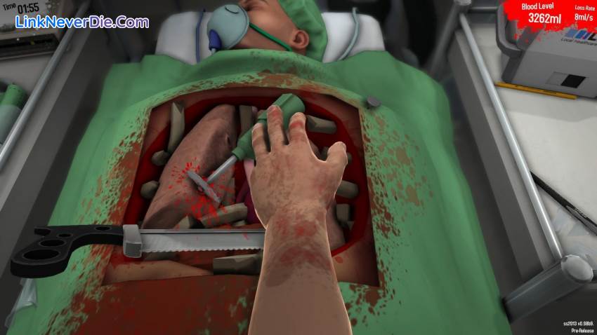 Hình ảnh trong game Surgeon Simulator (screenshot)