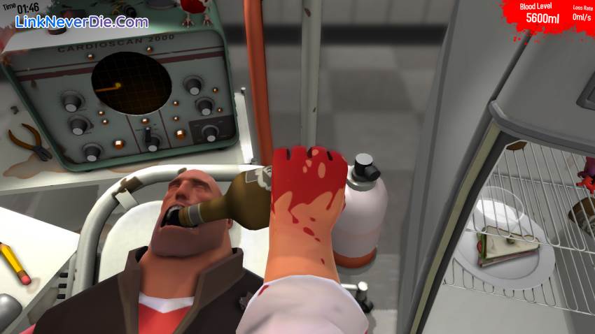 Hình ảnh trong game Surgeon Simulator (screenshot)