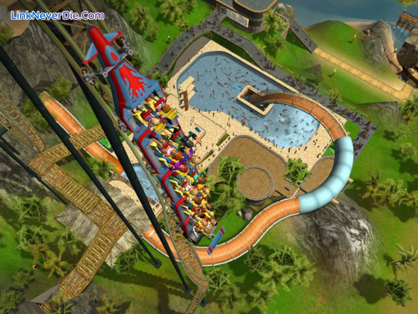 Hình ảnh trong game RollerCoaster Tycoon 3 (screenshot)