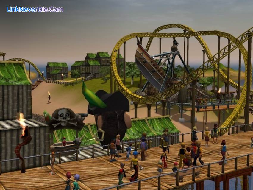 Hình ảnh trong game RollerCoaster Tycoon 3 (screenshot)