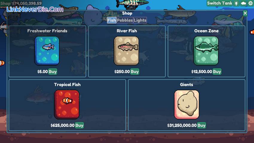 Hình ảnh trong game Chillquarium (screenshot) Hình ảnh trong game Chillquarium (screenshot)