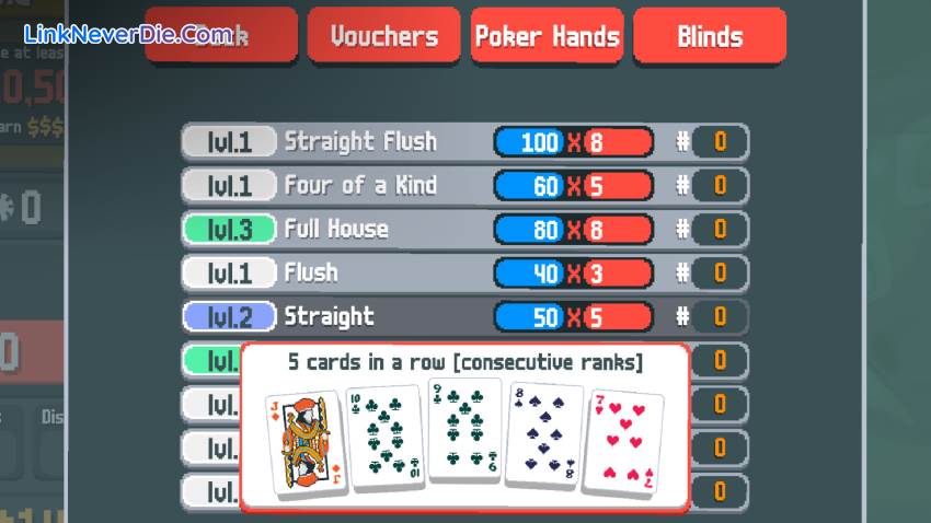 Hình ảnh trong game Balatro (screenshot) Hình ảnh trong game Balatro (screenshot)