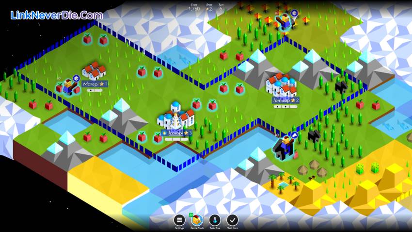 Hình ảnh trong game The Battle of Polytopia (screenshot)