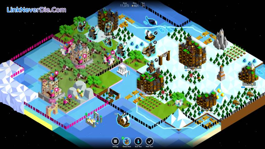 Hình ảnh trong game The Battle of Polytopia (screenshot)