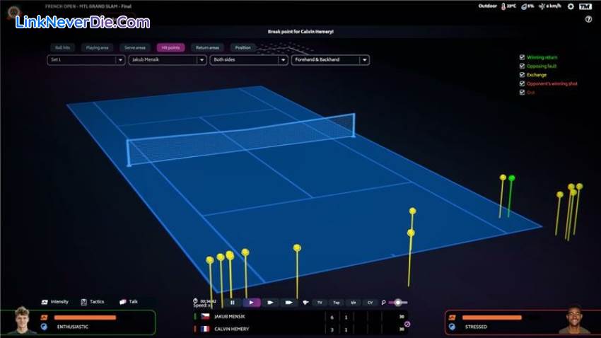 Hình ảnh trong game Tennis Manager 2024 (screenshot) Hình ảnh trong game Tennis Manager 2024 (screenshot)