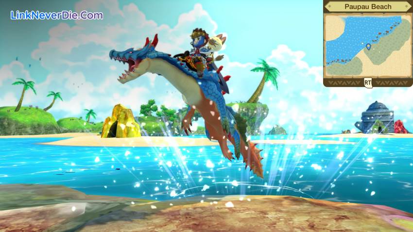 Hình ảnh trong game Monster Hunter Stories (screenshot)