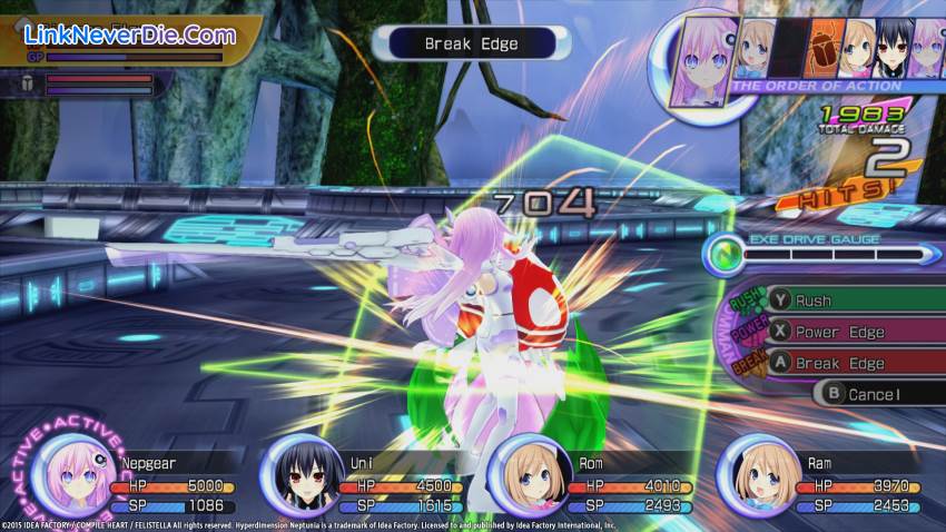 Hình ảnh trong game Hyperdimension Neptunia Re;Birth2: Sisters Generation (screenshot)