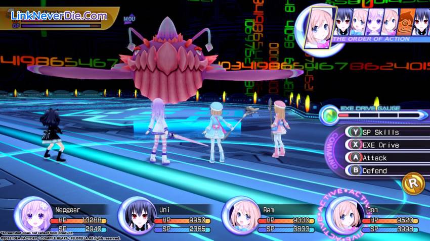 Hình ảnh trong game Hyperdimension Neptunia Re;Birth2: Sisters Generation (screenshot)