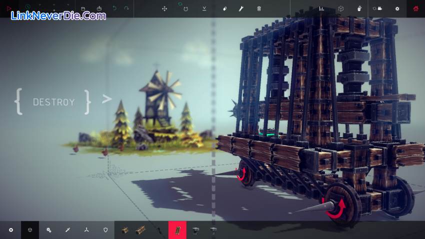 Hình ảnh trong game Besiege (screenshot)