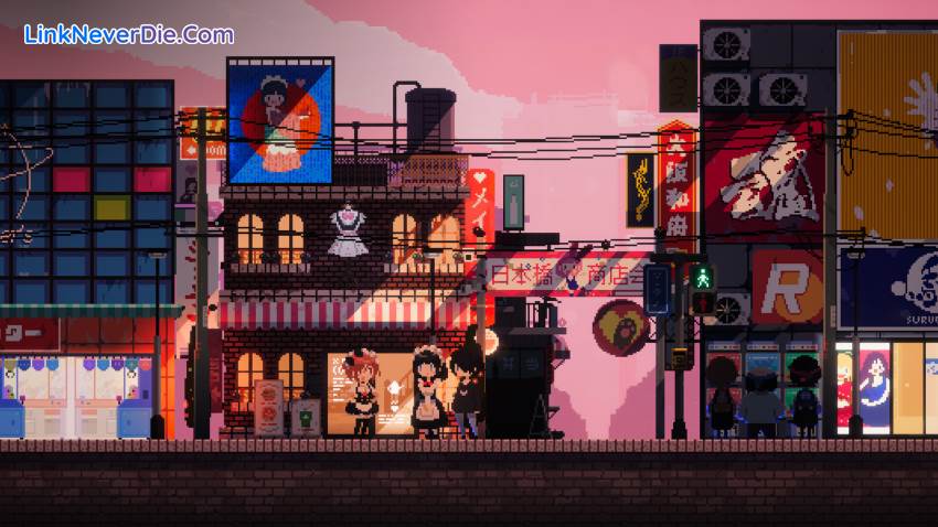 Hình ảnh trong game Maid Cafe on Electric Street (screenshot)