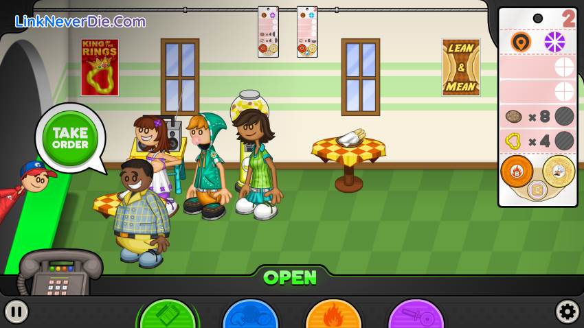 Hình ảnh trong game Papa's Pizzeria Deluxe (screenshot)