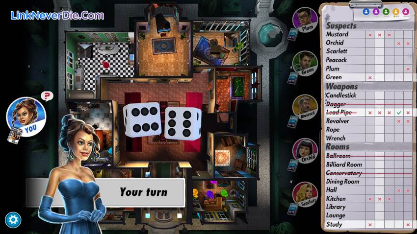 Hình ảnh trong game Clue/Cluedo: Classic Edition (screenshot)