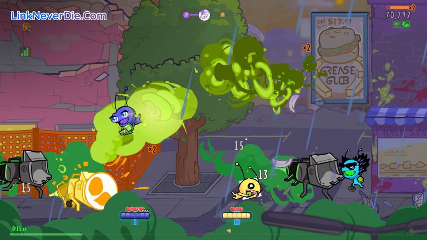 Hình ảnh trong game Alien Hominid Invasion (screenshot) Hình ảnh trong game Alien Hominid Invasion (screenshot)