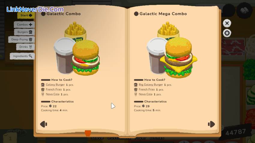 Hình ảnh trong game Galaxy Burger (screenshot)