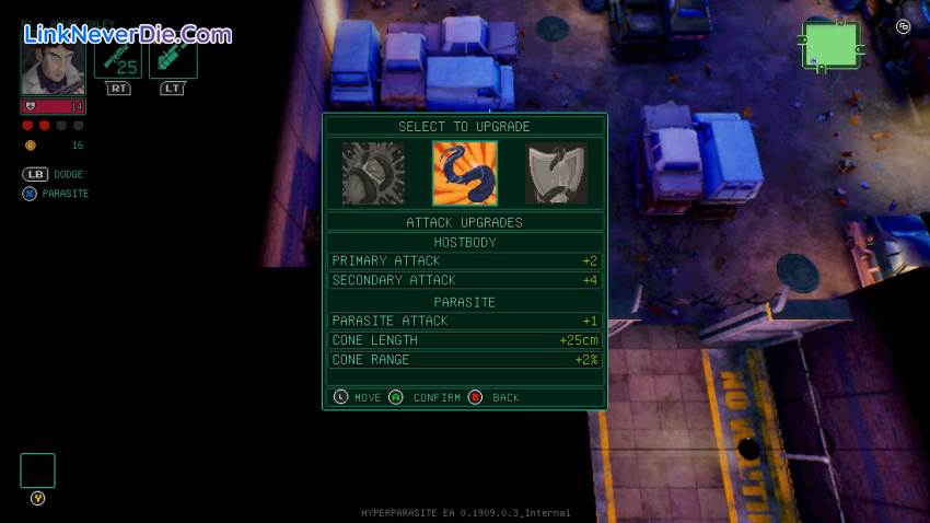 Hình ảnh trong game HyperParasite (screenshot) Hình ảnh trong game HyperParasite (screenshot)