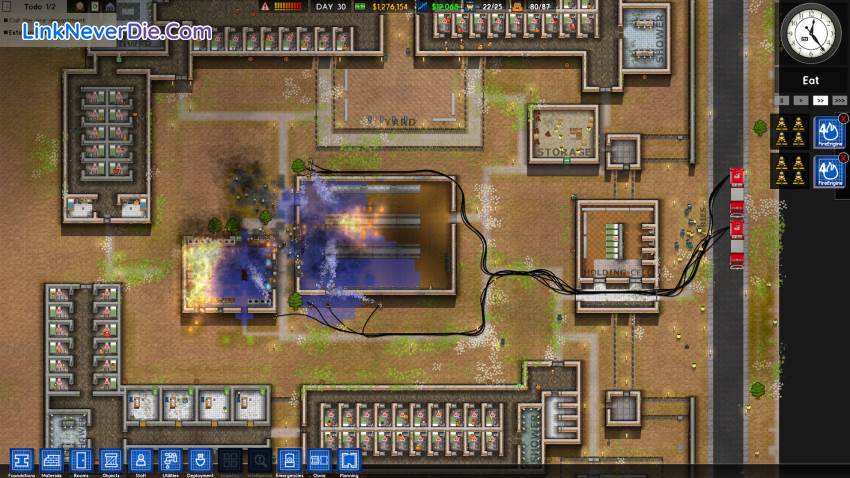 Hình ảnh trong game Prison Architect (screenshot)