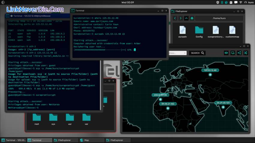 Hình ảnh trong game Grey Hack (screenshot) Hình ảnh trong game Grey Hack (screenshot)
