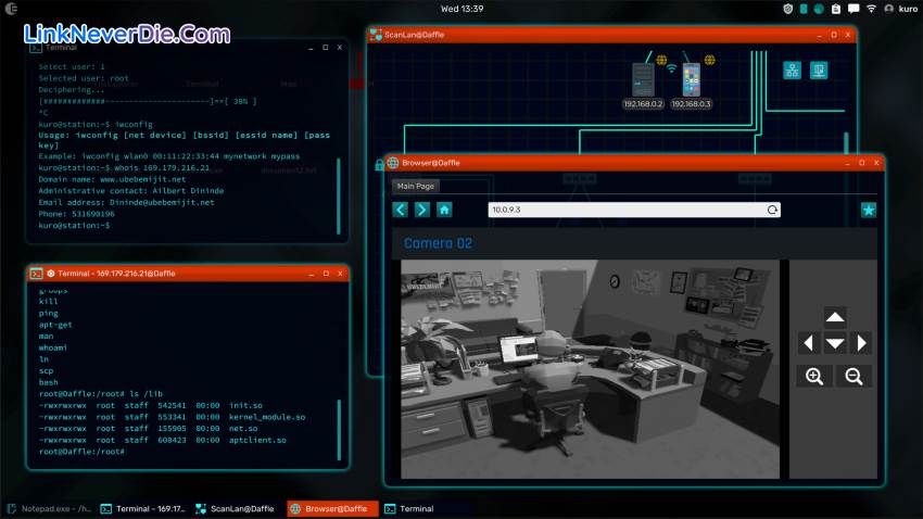 Hình ảnh trong game Grey Hack (screenshot) Hình ảnh trong game Grey Hack (screenshot)