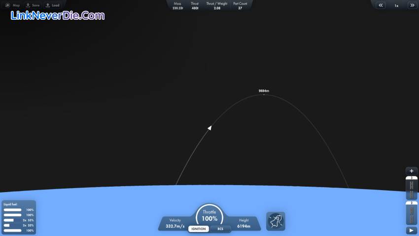 Hình ảnh trong game Spaceflight Simulator (screenshot) Hình ảnh trong game Spaceflight Simulator (screenshot)