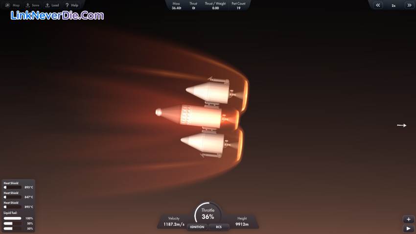Hình ảnh trong game Spaceflight Simulator (screenshot) Hình ảnh trong game Spaceflight Simulator (screenshot)