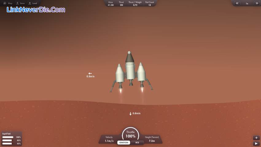 Hình ảnh trong game Spaceflight Simulator (screenshot) Hình ảnh trong game Spaceflight Simulator (screenshot)