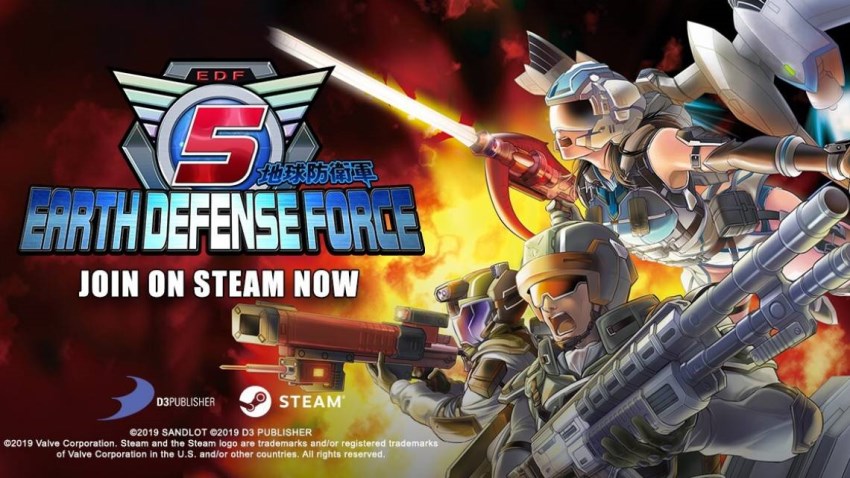 EARTH DEFENSE FORCE 5 cover