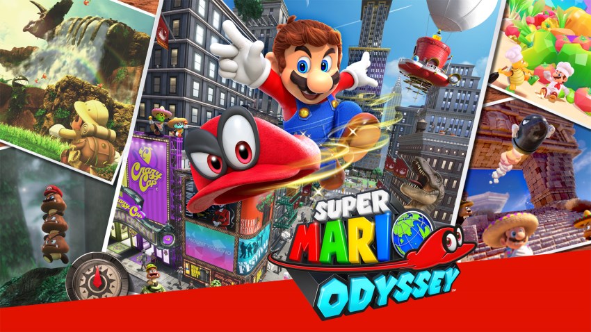 Super Mario Odyssey cover