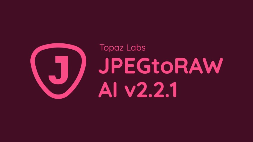 Topaz JPEGtoRAW AI Topaz JPEGtoRAW AI