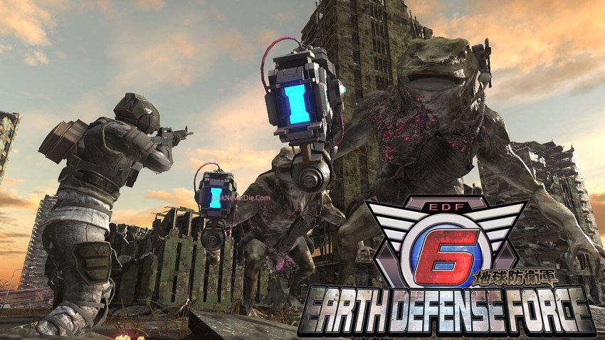 EARTH DEFENSE FORCE 6 cover